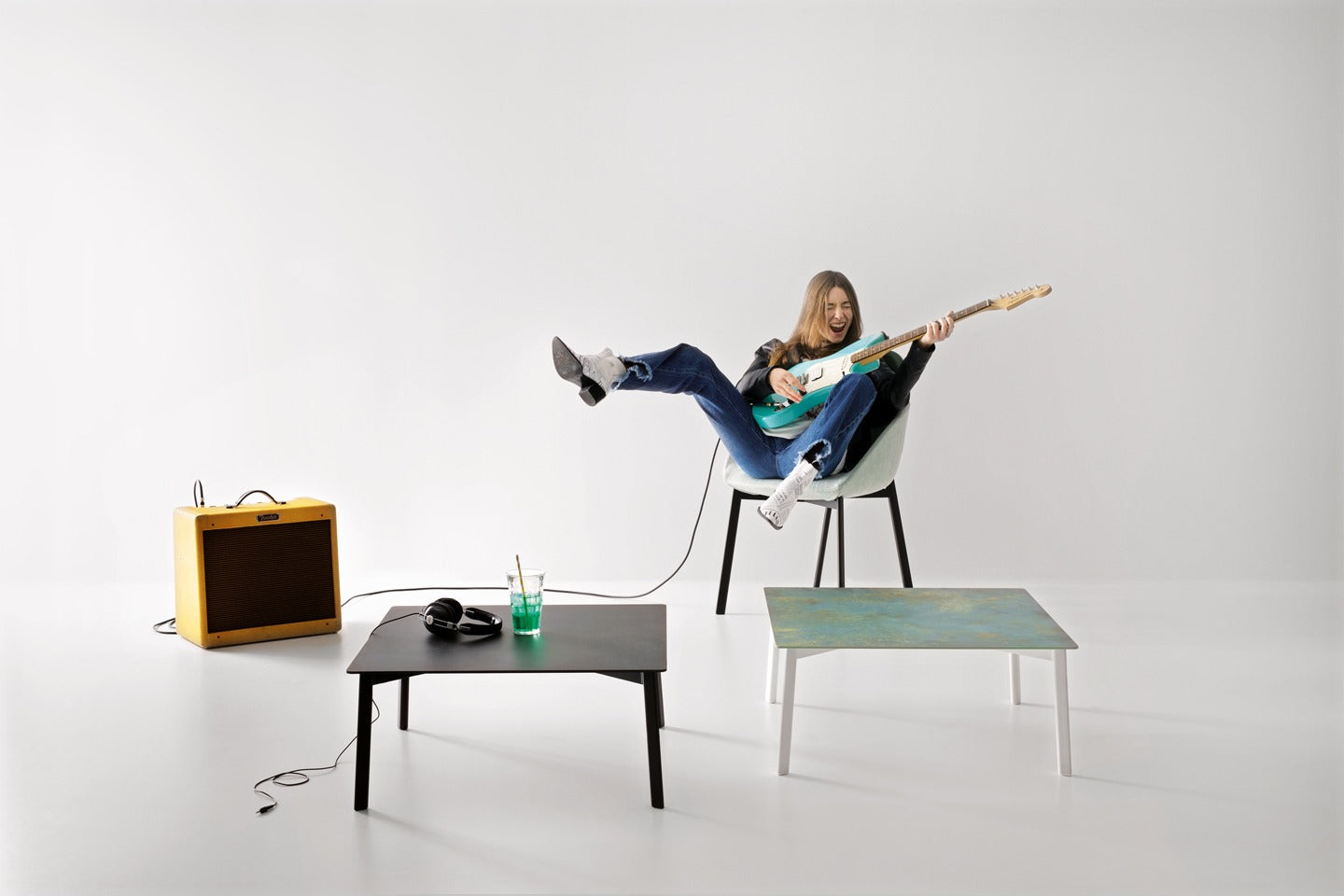 Tavolino Tata Rettangolo Ceramica