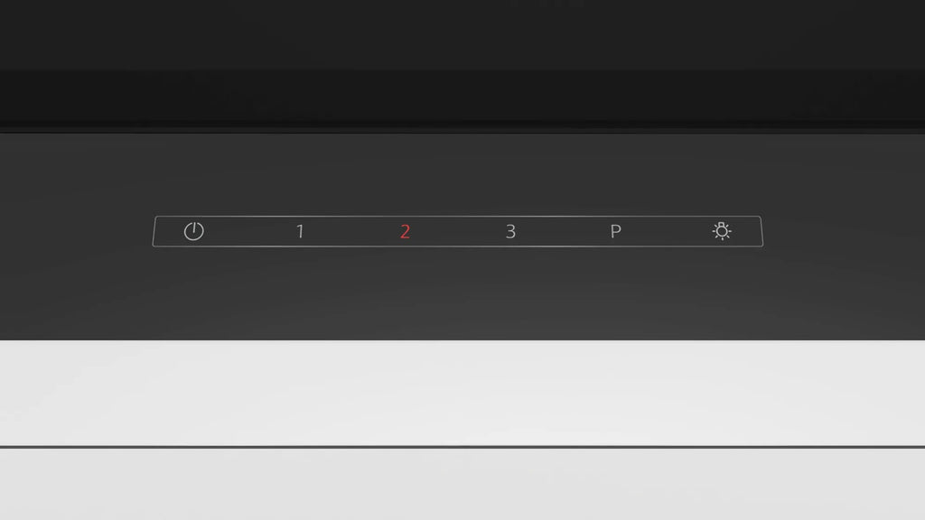 Cappe integrate nel pensile 90 cm In vetro nero, Nero D95XAM2S0