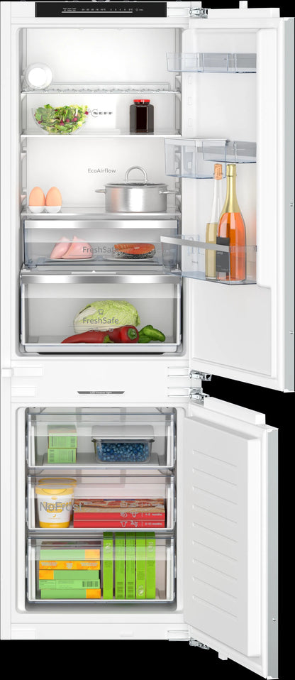 Frigorifero combinato da incasso 177.2 x 55.8 cm cerniera piatta soft closing KI7866DD0