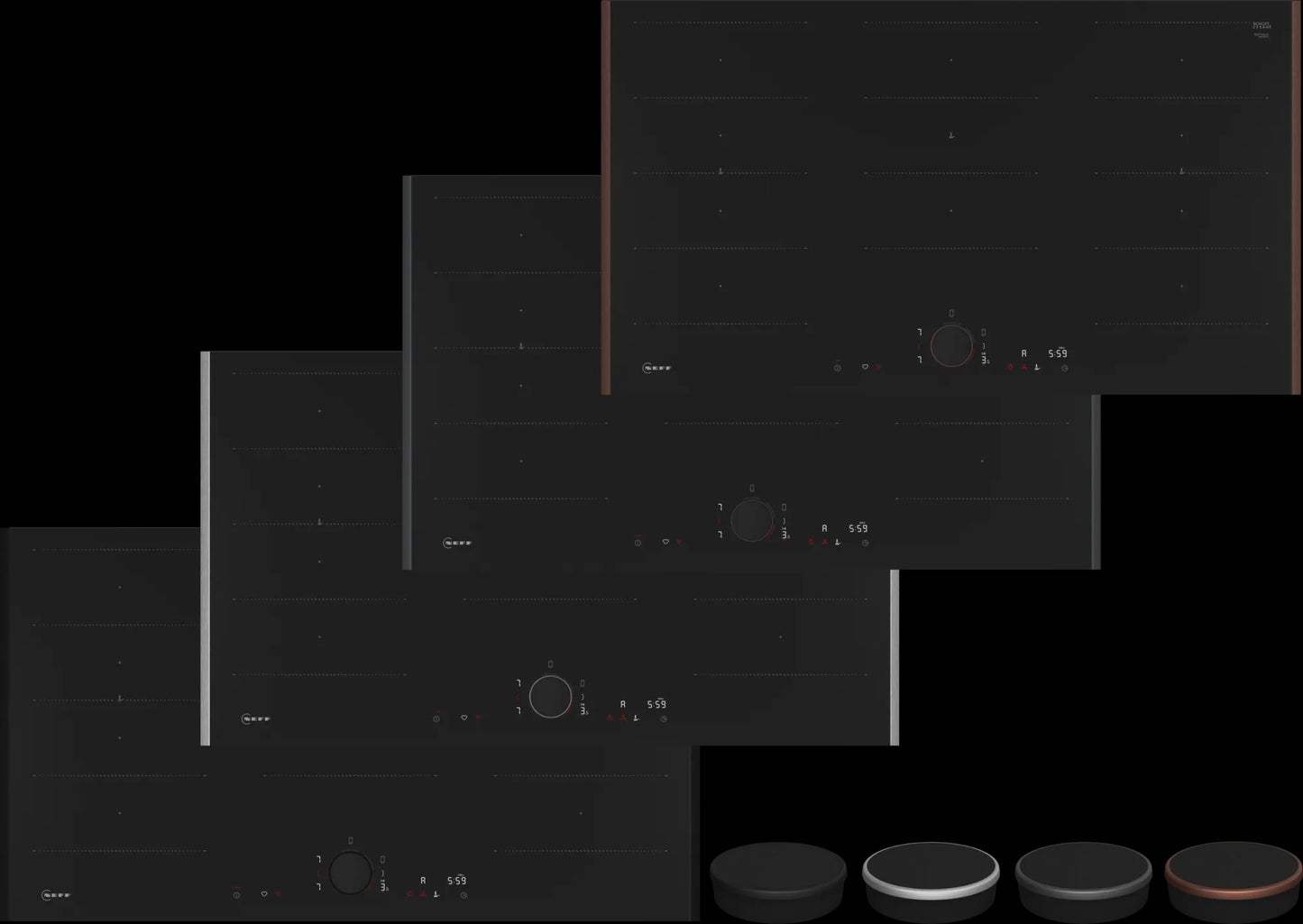 Piano cottura a induzione 90 cm Flex Design T69YYX4C0