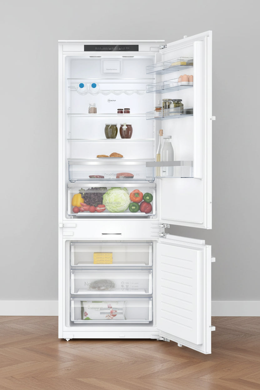 Frigorifero combinato da incasso 193.5 x 70.8 cm cerniera piatta soft closing KB7966DD0