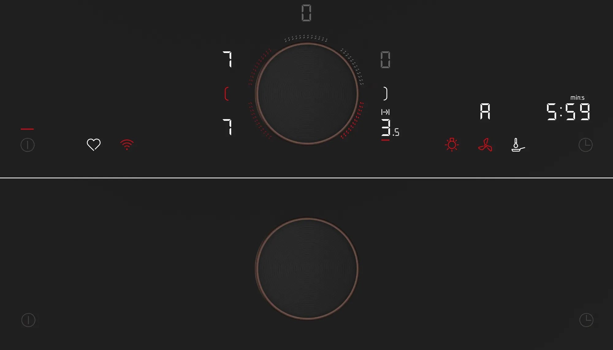 Piano cottura a induzione 90 cm Flex Design T69YYX4C0