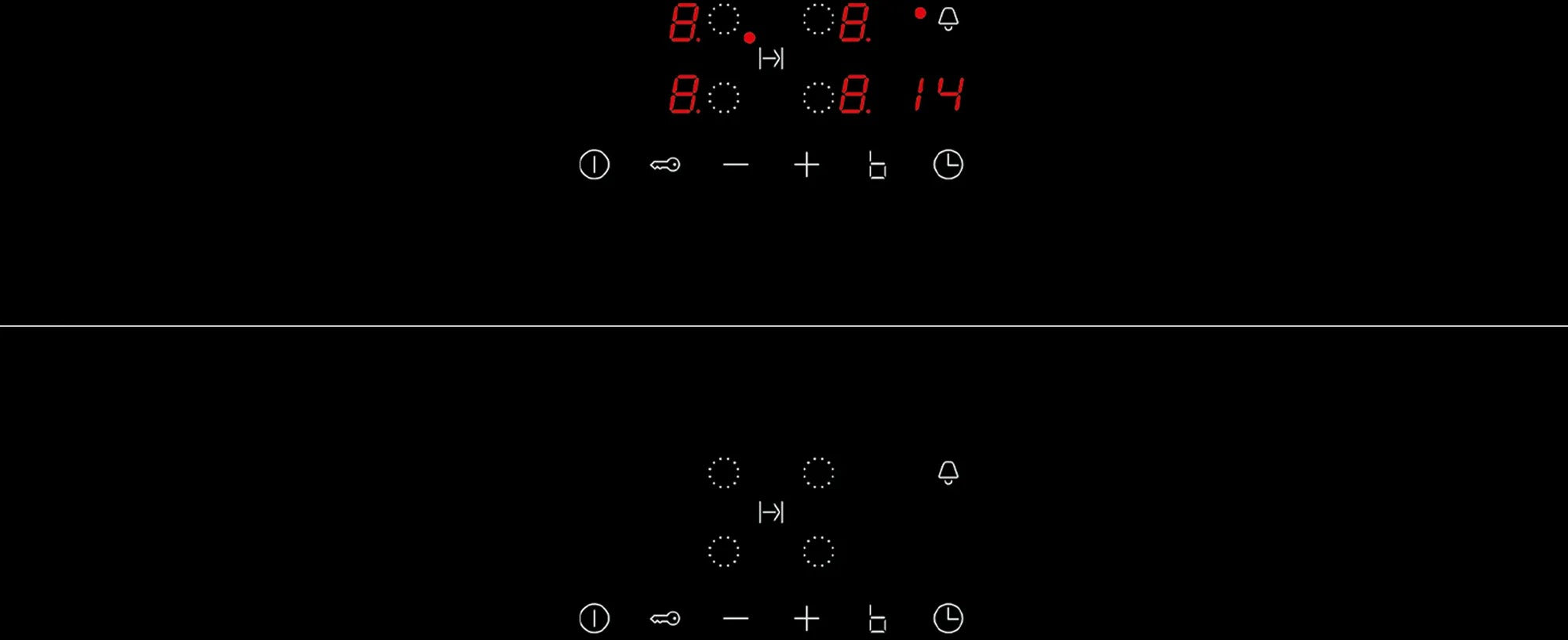 Piano cottura a induzione 60 cm senza profili T36FBE1L0
