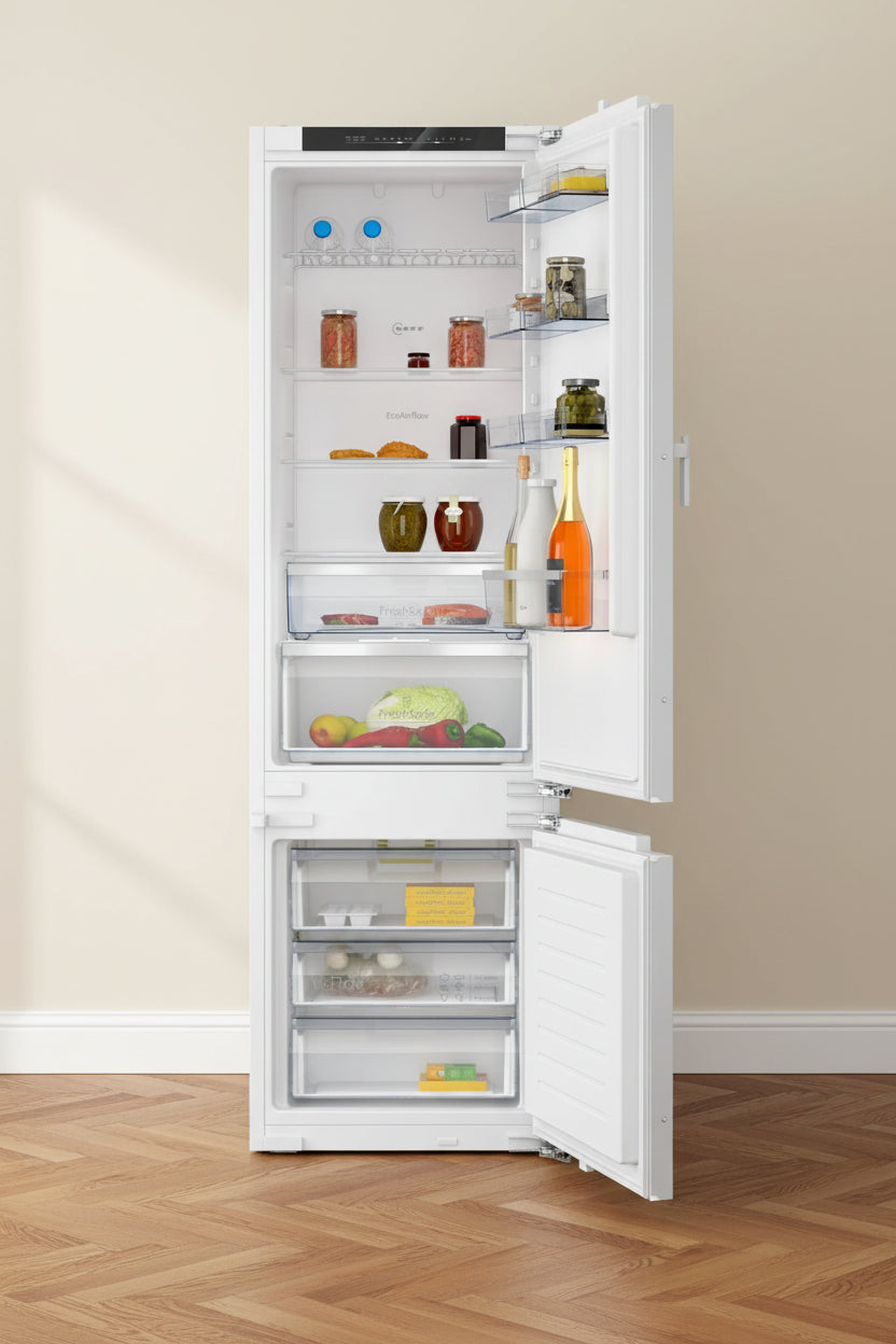 Frigorifero combinato da incasso 193.5 x 55.8 cm cerniera piatta KI7966FD0