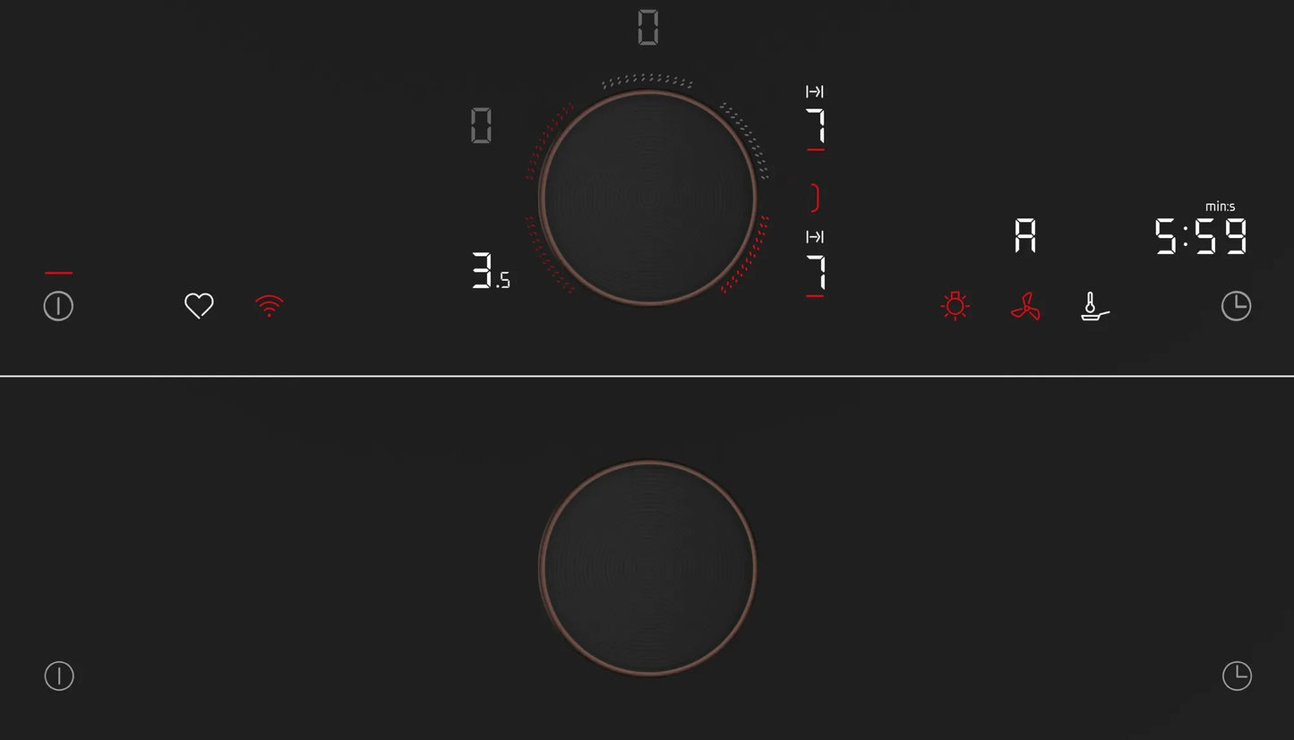 Piano cottura a induzione 80 cm flush mount T68PYV4C0