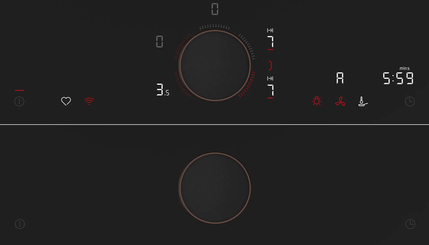 Piano cottura a induzione 80 cm Flex Design T68YYV4C0