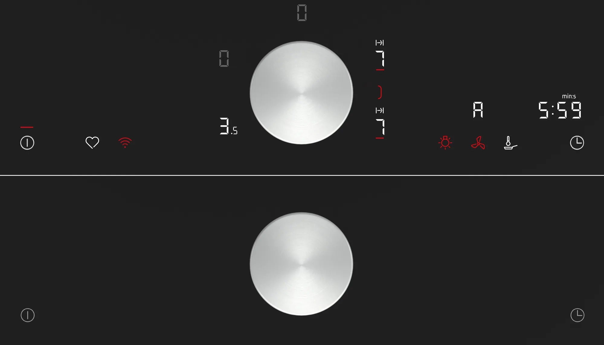 Piano cottura a induzione 80 cm senza profili T68FTV4L0