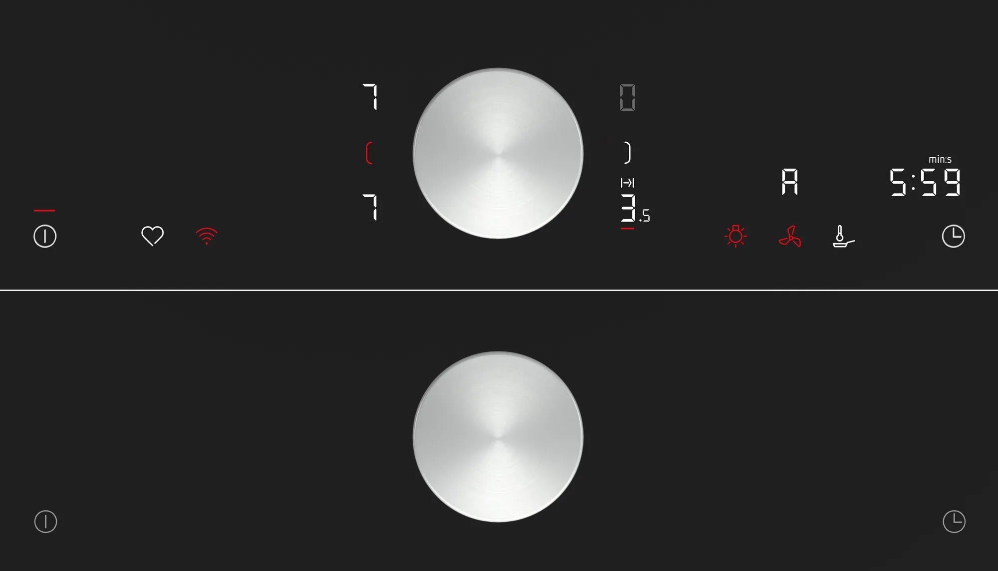 Piano cottura a induzione 70 cm con profili T67TTX4L0