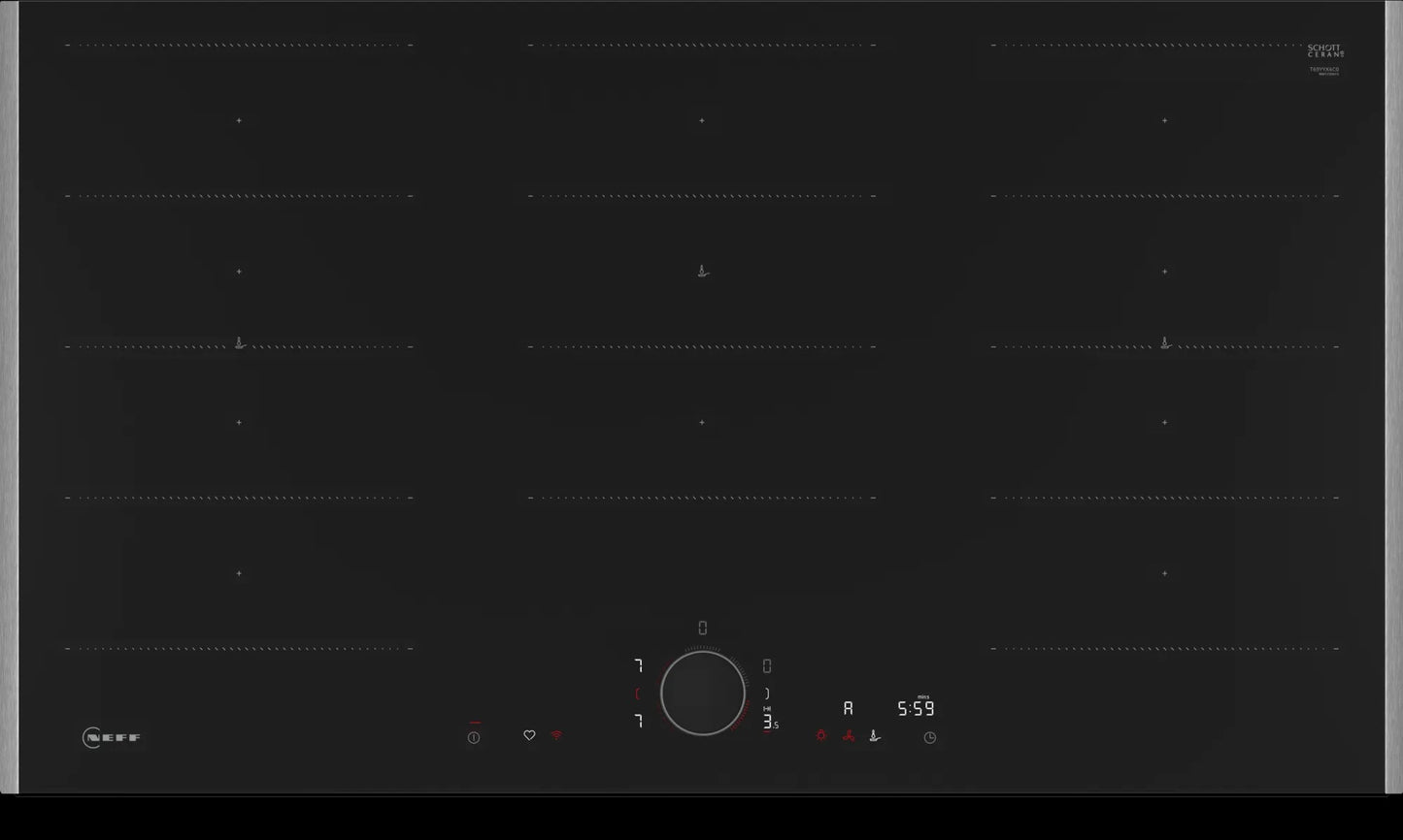 Piano cottura a induzione 90 cm Flex Design T69YYX4C0