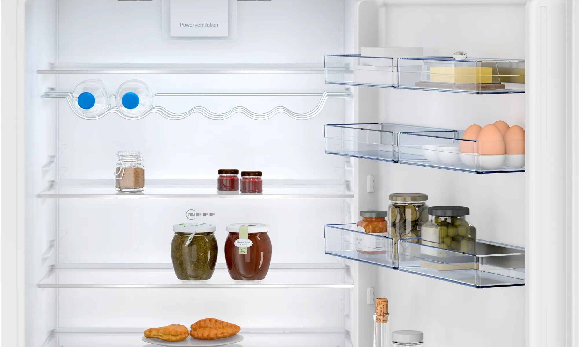 Frigorifero combinato da incasso 193.5 x 70.8 cm cerniera piatta soft closing KB7966DD0