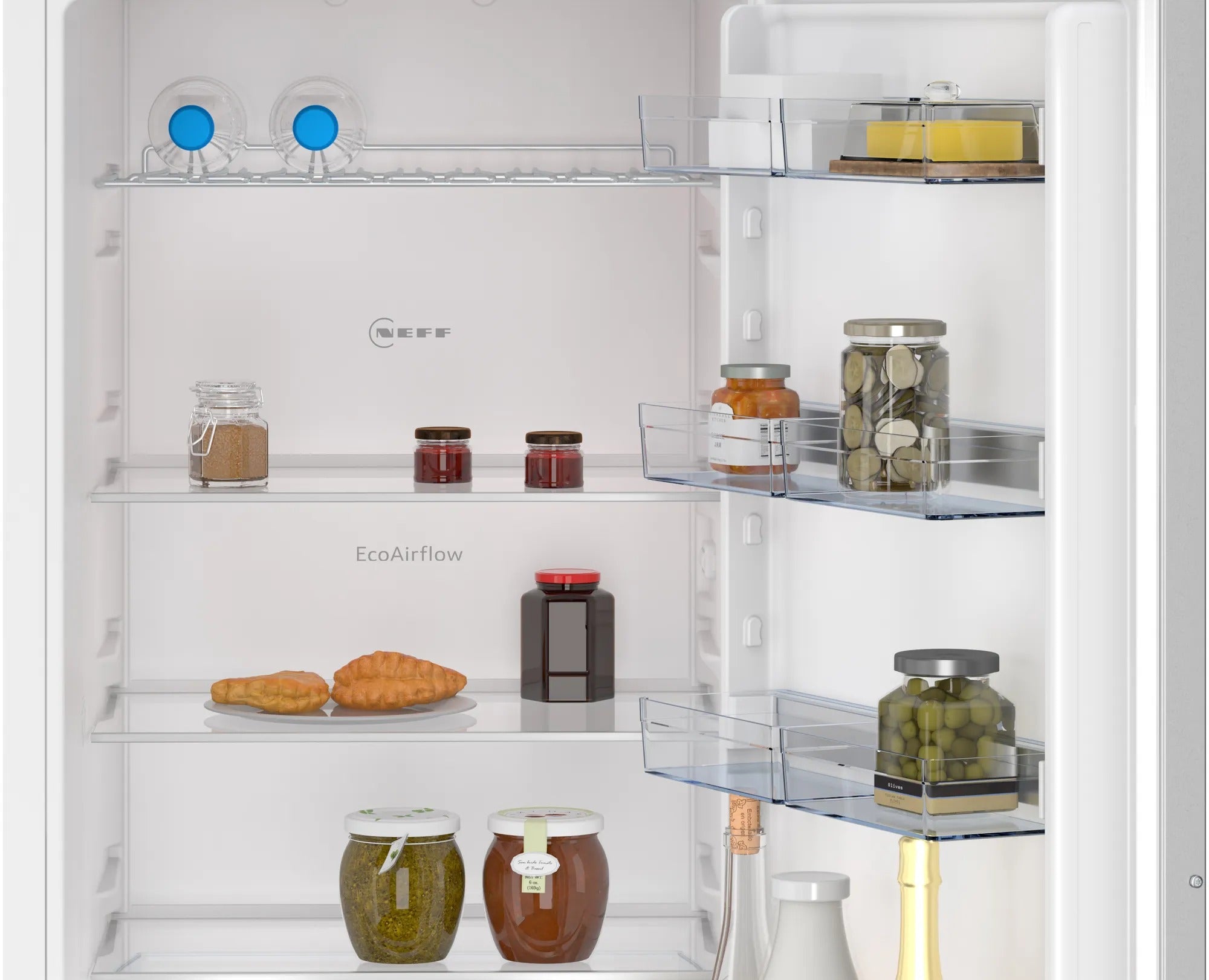 Frigorifero combinato da incasso 193.5 x 55.8 cm cerniera piatta KI7966FD0