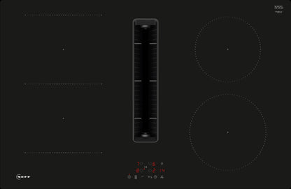 Piano a induzione con cappa integrata 80 cm senza profili V58NBS1L0