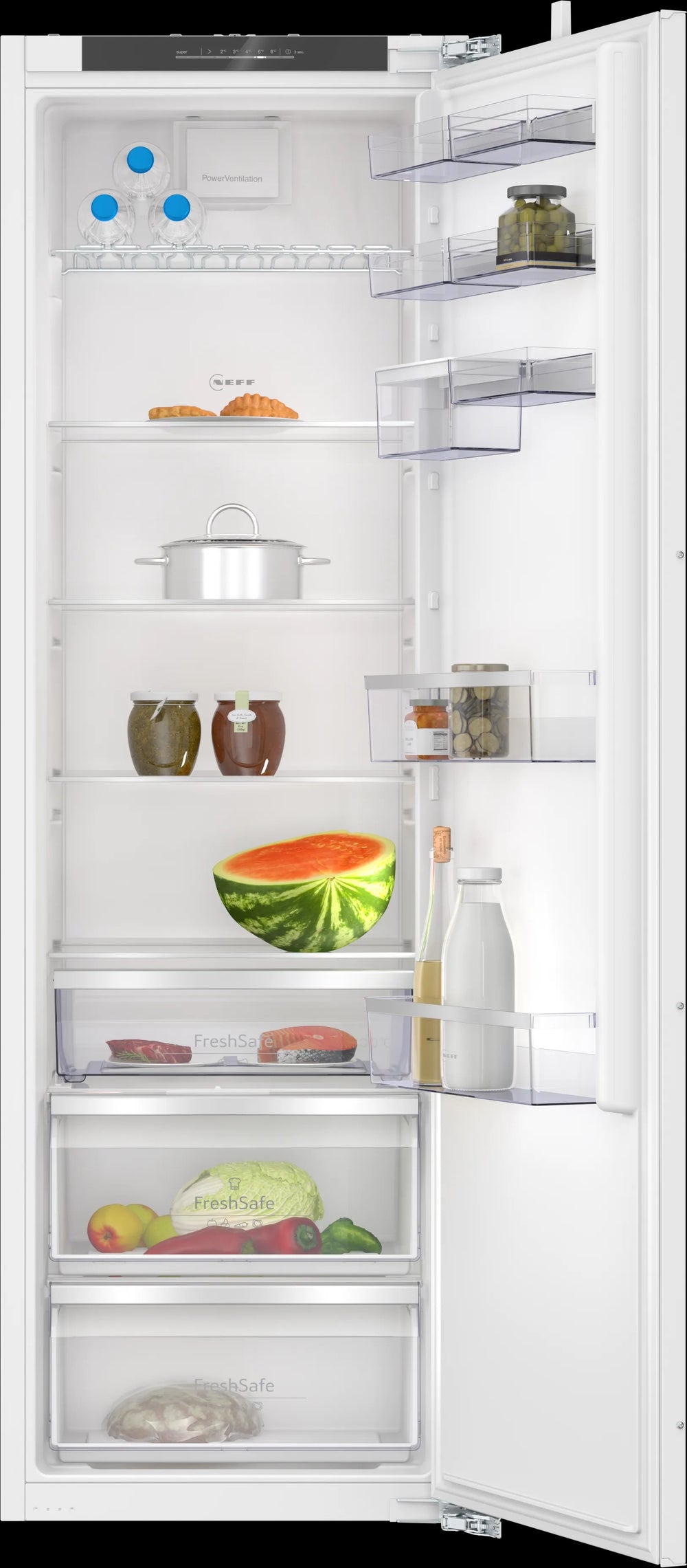Built-in fridge 177.2 x 55.8 cm cerniera piatta soft closing KI1816DD0