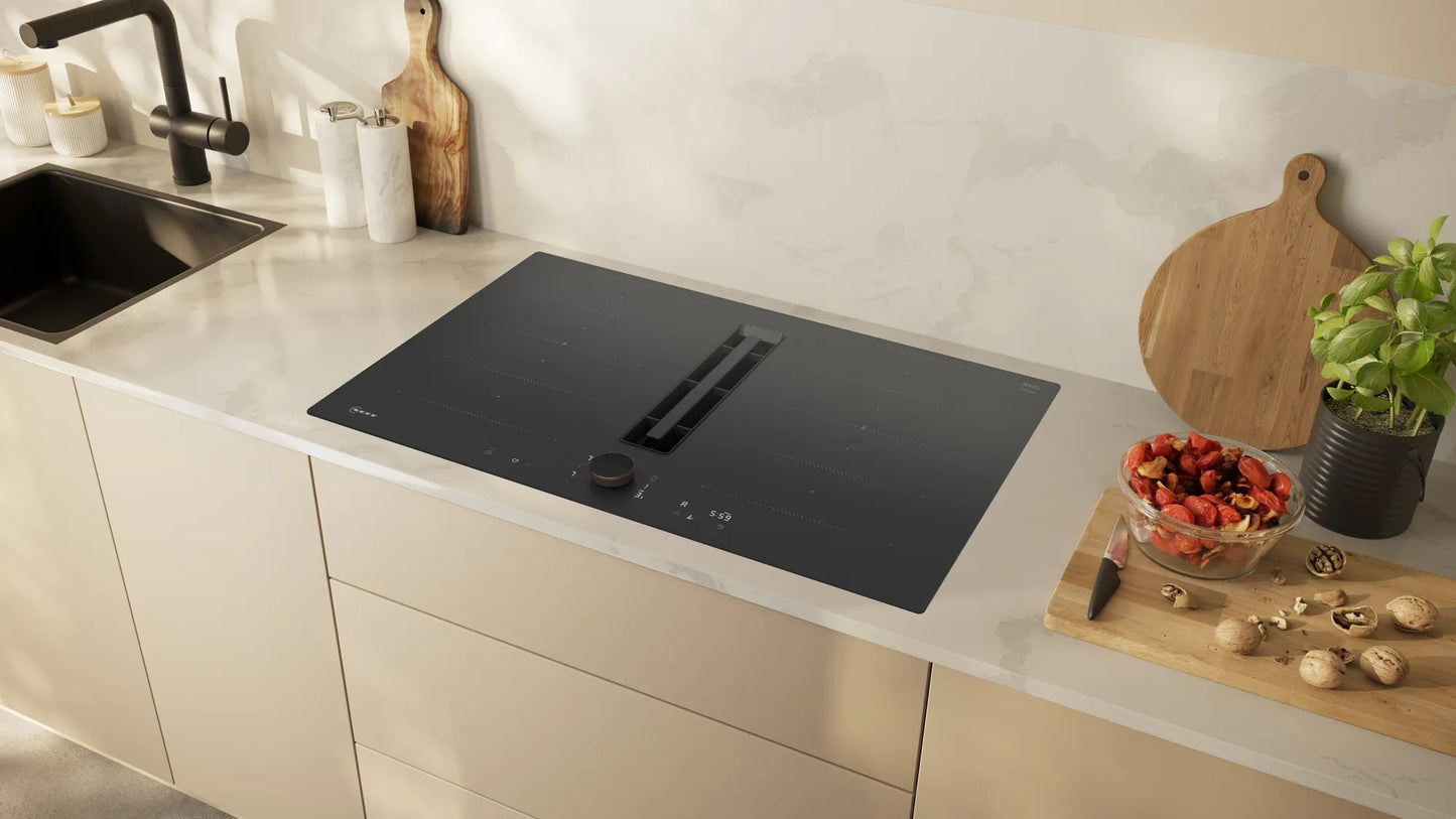 Piano a induzione con cappa integrata 80 cm flush mount V68PYX4C0