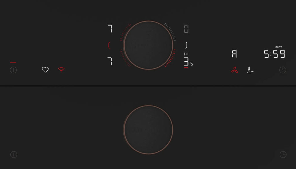 Piano a induzione con cappa integrata 80 cm Flex Design V68YYX4C0