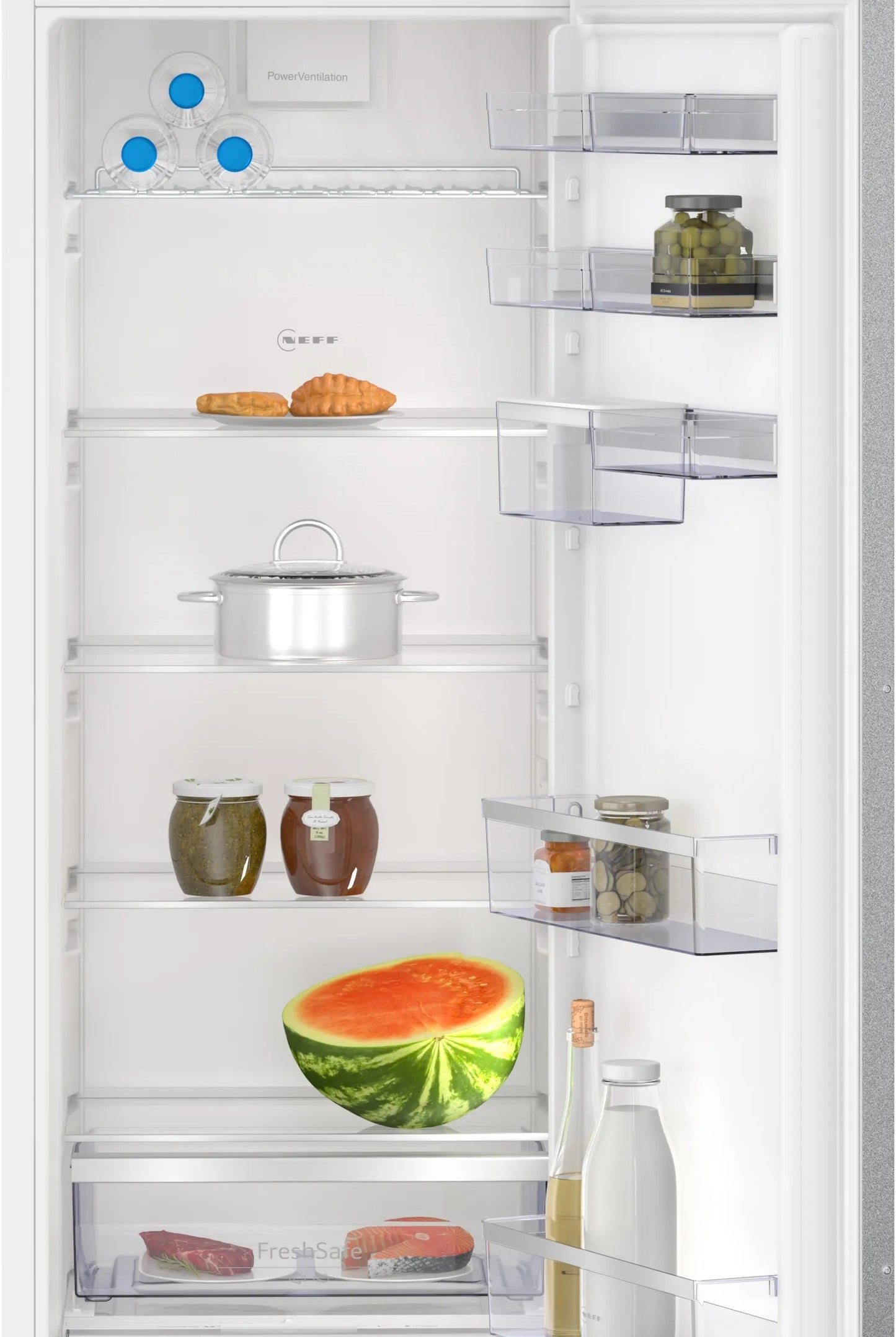 Built-in fridge 177.2 x 55.8 cm cerniera piatta soft closing KI1816DD0