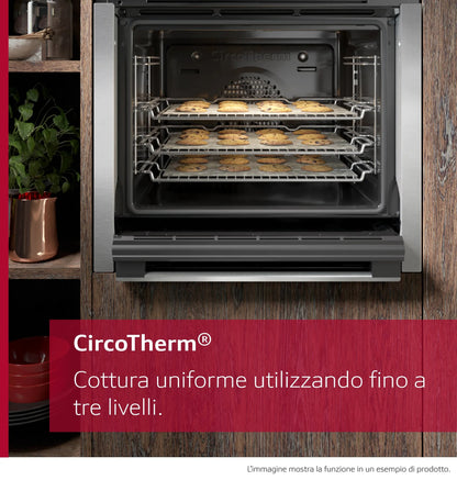 Forno con vapore da incasso 60 x 60 cm Acciaio inox B6AVH7AN3F