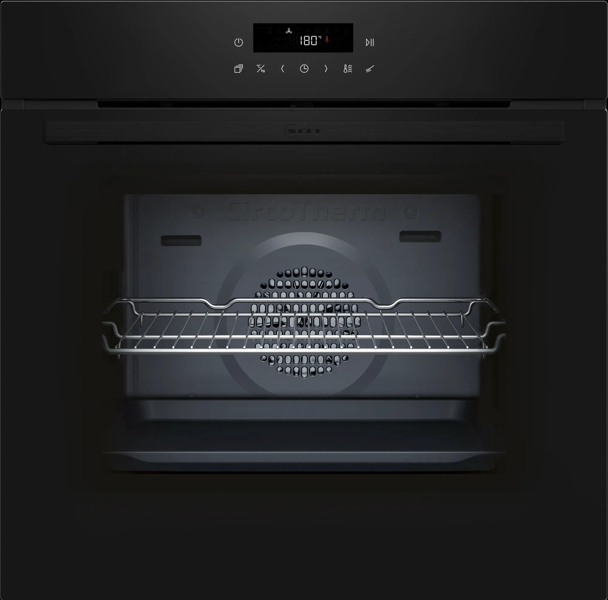 Forno da incasso 60 x 60 cm Nero B2CCJ7AK3