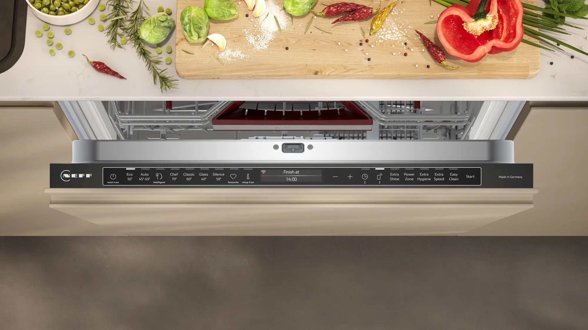 Lavastoviglie da incasso a scomparsa totale 60 cm Cerniere Sliding S199ZB803E