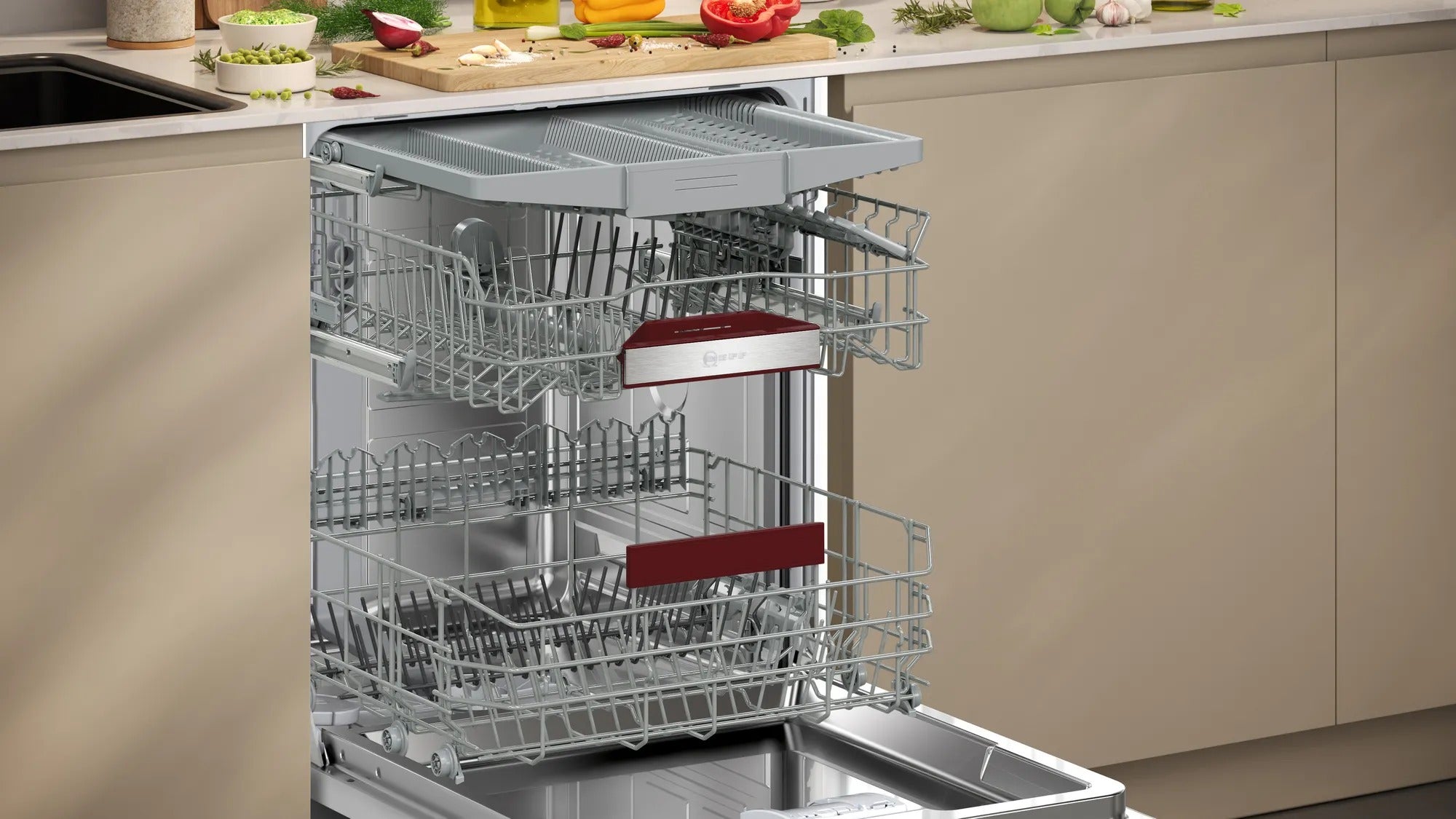 Lavastoviglie da incasso a scomparsa totale 60 cm Cerniere Sliding S175HCX00E