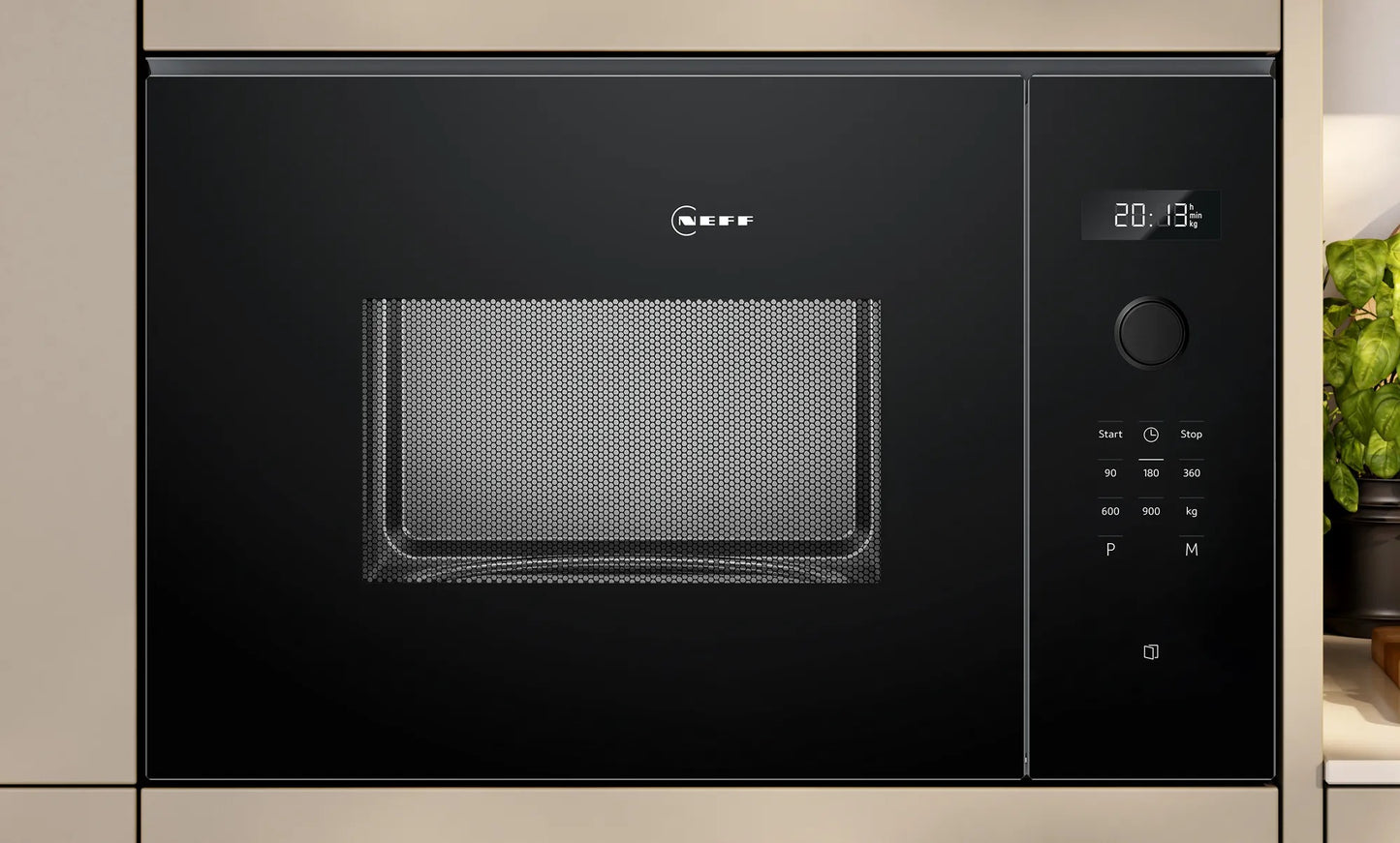 Microonde da incasso 59 x 38 cm Nero HLAWD53K0