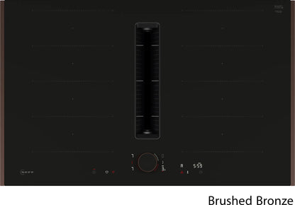 Piano a induzione con cappa integrata 80 cm Nero opaco, Flex Design V68YYX4B0