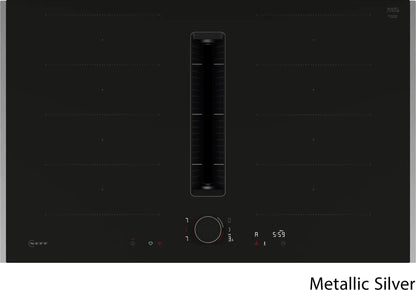 Piano a induzione con cappa integrata 80 cm Nero opaco, Flex Design V68YYX4B0