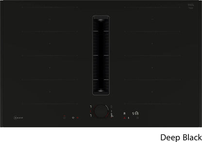 Piano a induzione con cappa integrata 80 cm Nero opaco, Flex Design V68YYX4B0