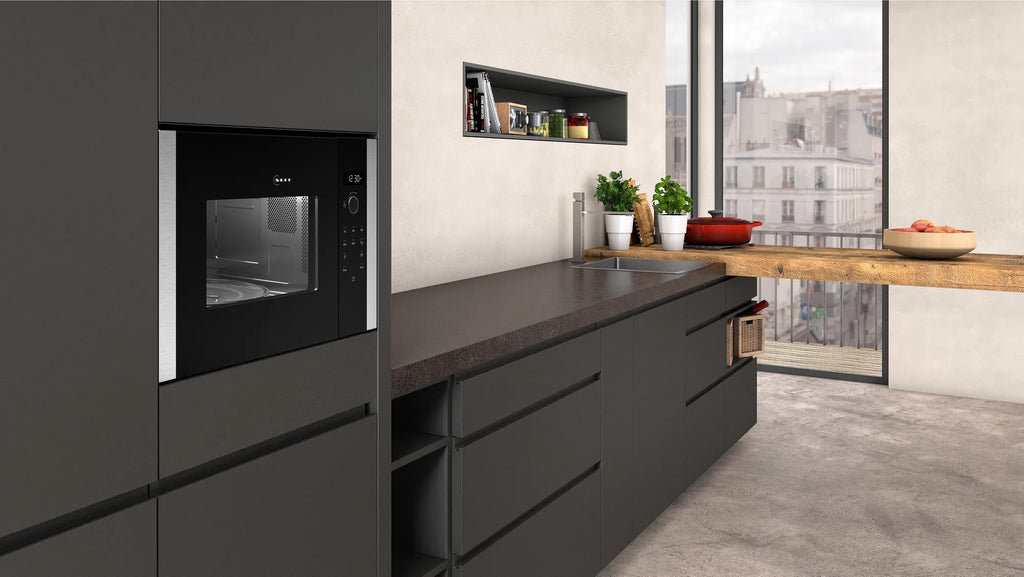 Microonde da incasso 59 x 38 cm Nero HLAWD53N1F