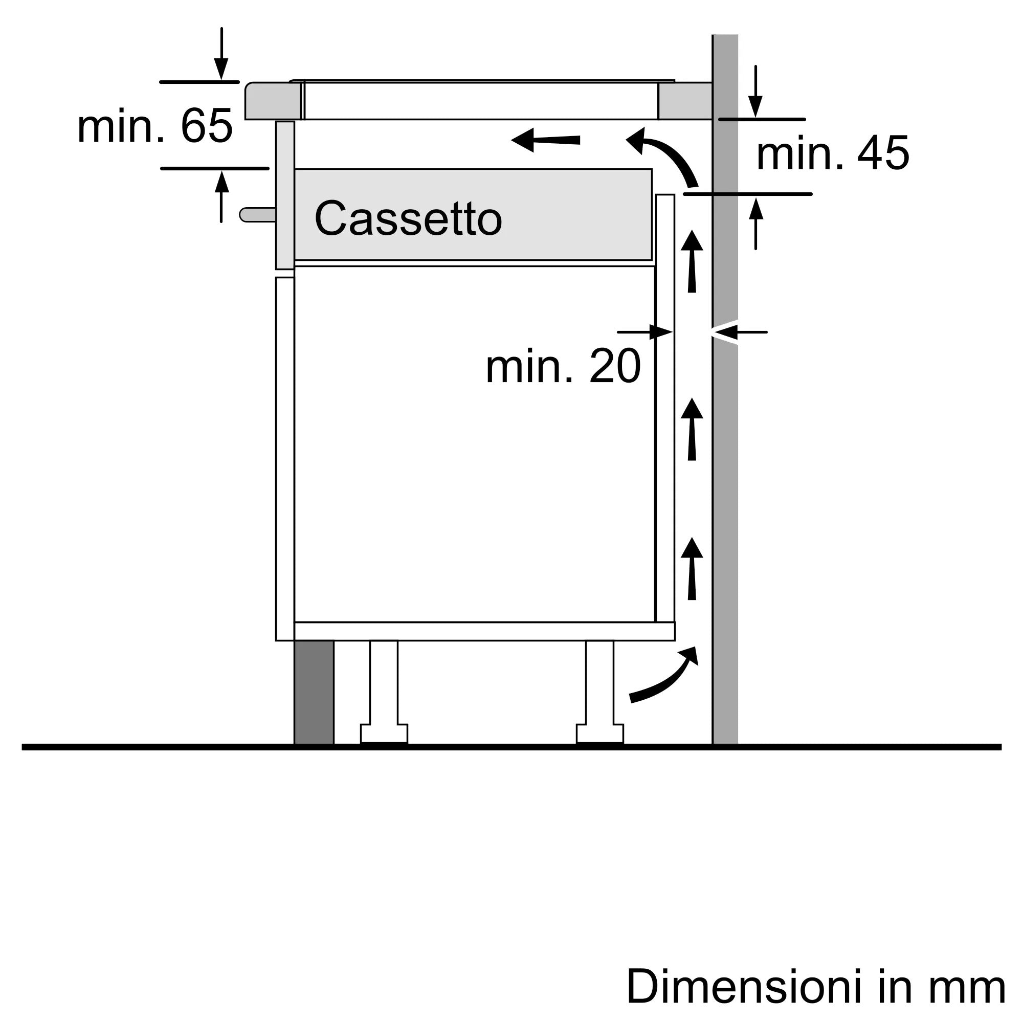 Piano cottura a induzione 80 cm senza profili T68FTV4L0