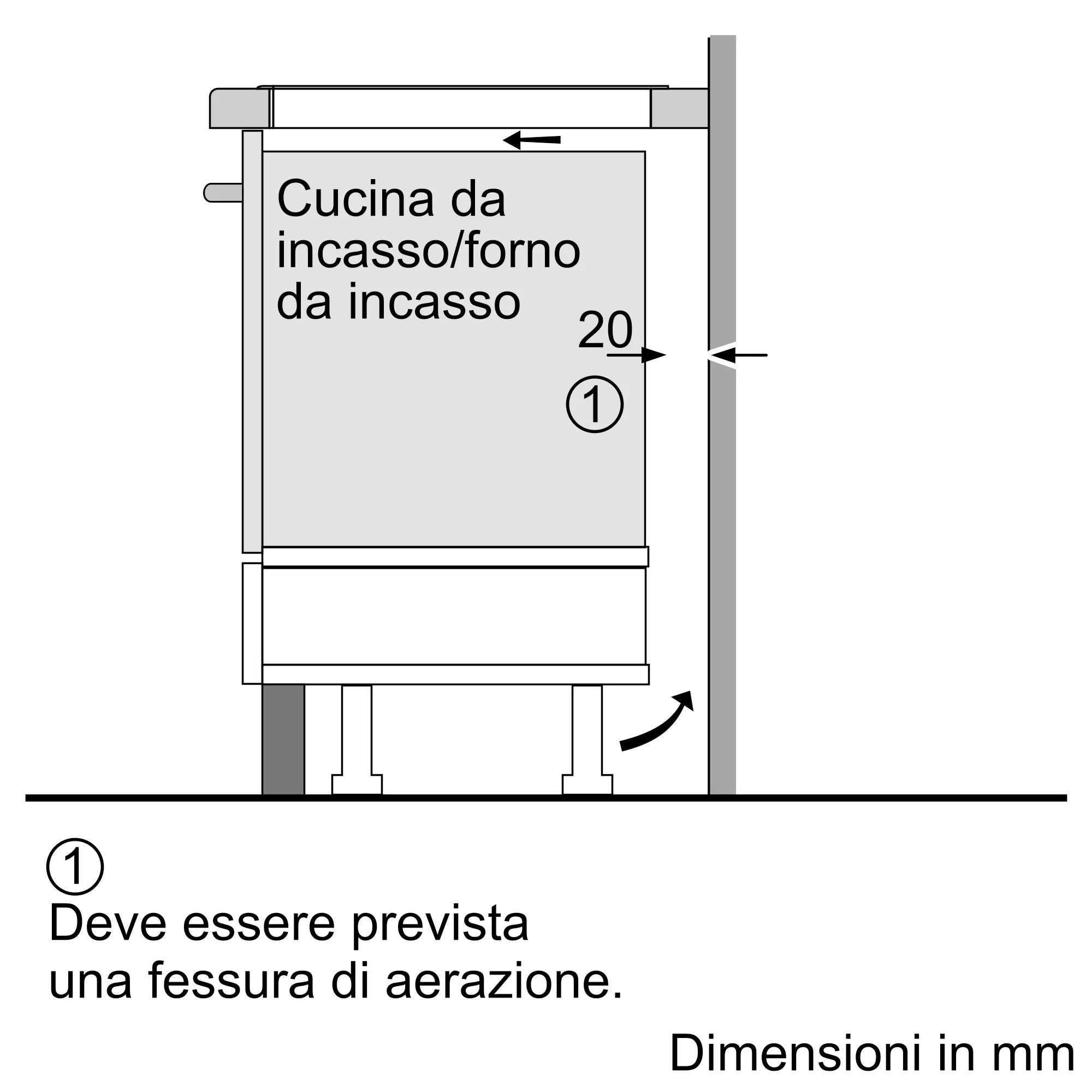 Piano cottura a induzione 90 cm flush mount T69PYV4C0