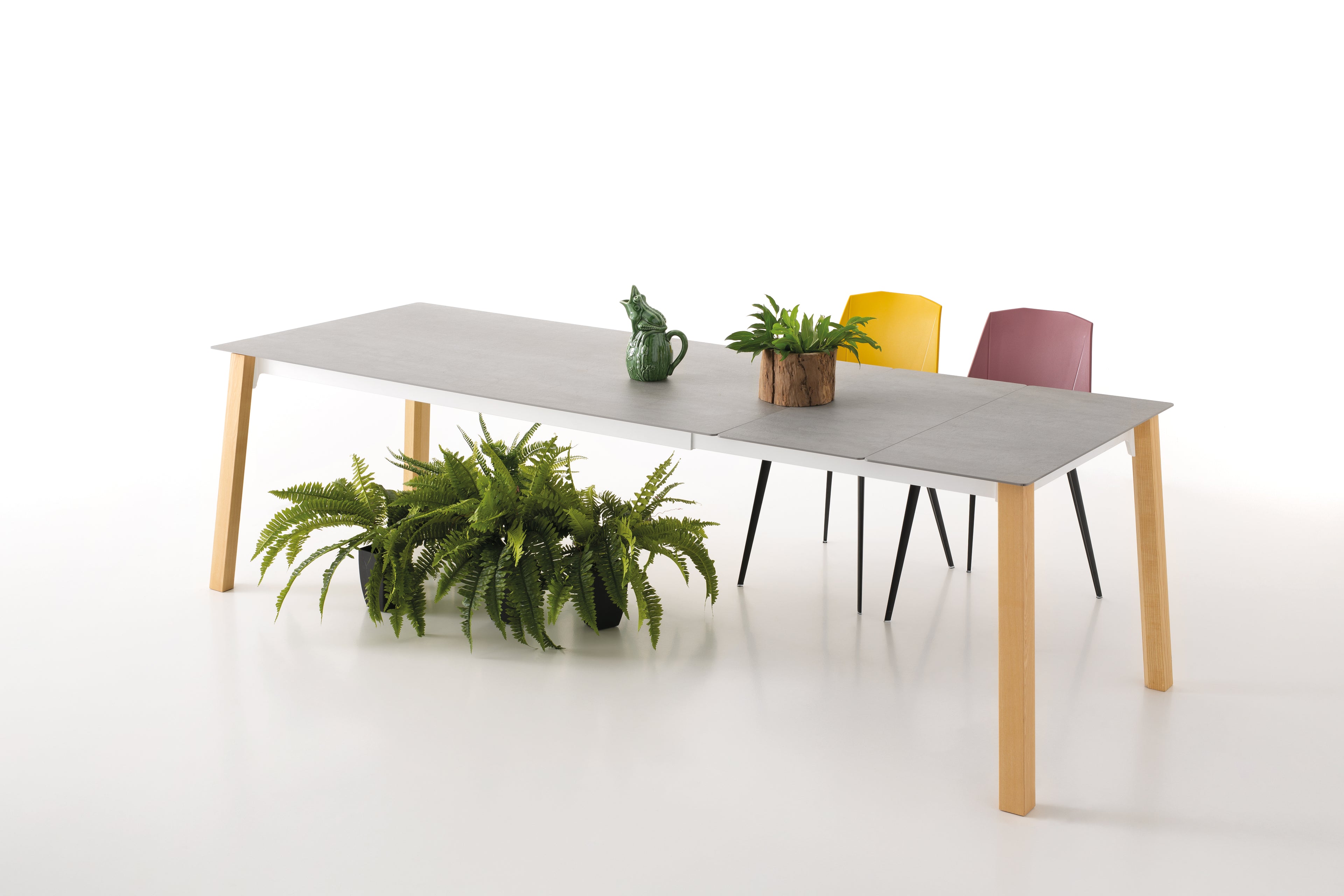 Tavolo Quadro Pietra di Savoia Grigio